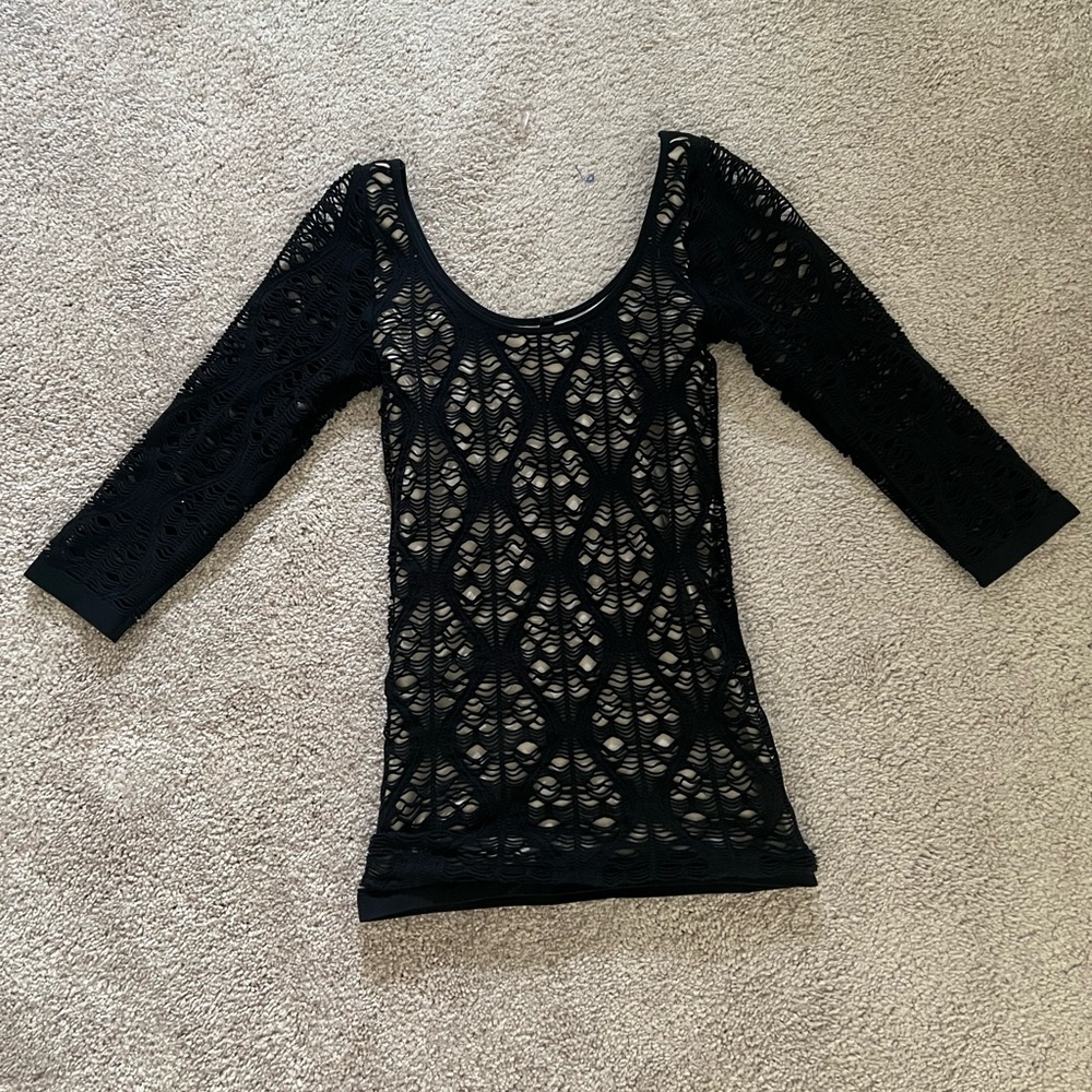 Sexy night out form fitted top